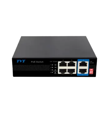 TD-B2208S1-PEU PoE Switch, 8 Ports+2Uplink Ports/ Support Long Distance Transmission 120W Metal